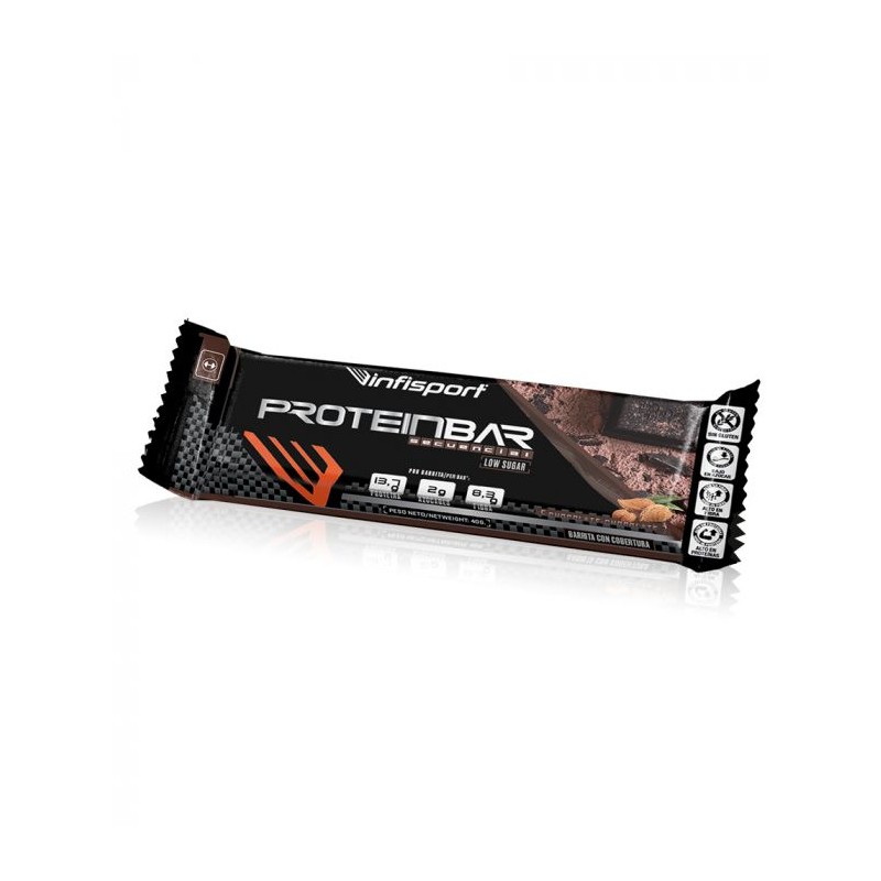 Protein Bar Secuencial Infisport Chocolate